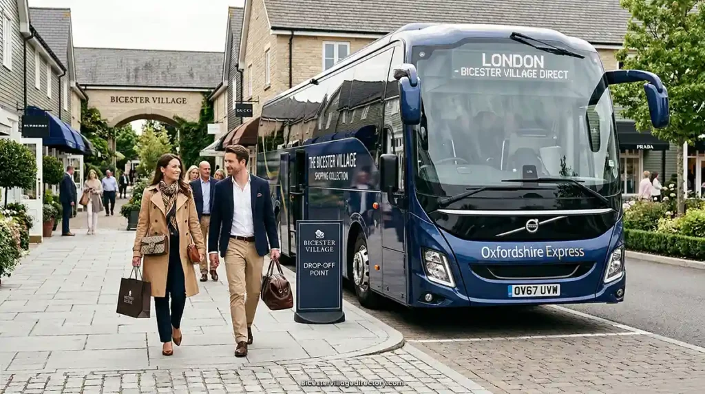 Coach from London to Bicester Village